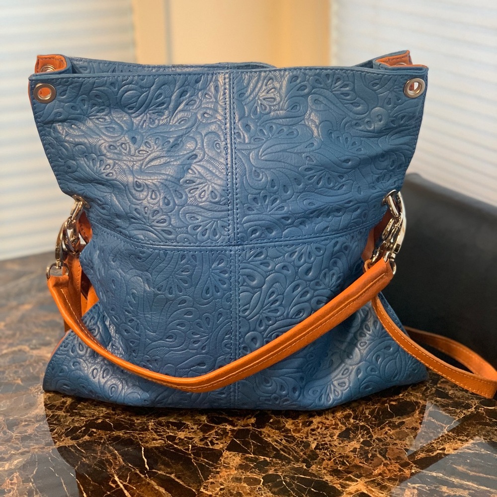 Santa Firenze leather crossbody purse - Picture 2 of 6